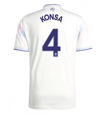 Aston Villa Ezri Konsa #4 Tercera Equipación 2025-26 Manga Corta